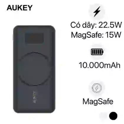Pin sạc dự phòng kiêm sạc không dây Aukey 10000mAh 10W PB-WL02i 1